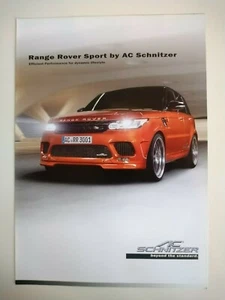 AC Schnitzer Range Rover ruedas deportivas motor de escape folleto de estilo 2014 - Imagen 1 de 1