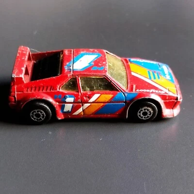 Matchbox Mattel made in China in 1981. Red BMW M.1 - Scale 1 : 57 - Image 1 of 4