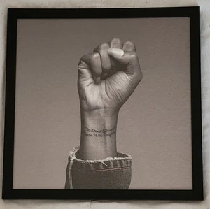 Frederick Douglass Without Struggle No Progress schwarz 12x12 gerahmt individuelle Kunst - Bild 1 von 3