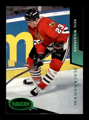 1993-94 Parkhurst Emerald Ice # 315 Neil Wilkinson Card (B75) Chicago Blackhawks - Image 1 of 2