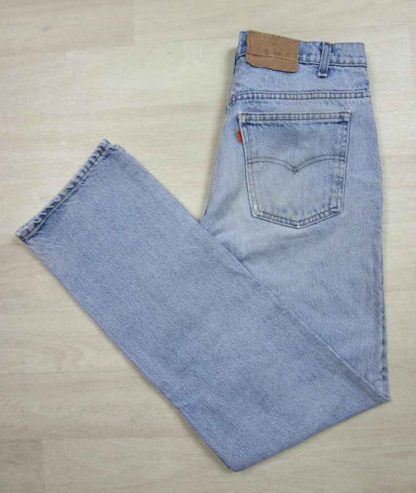 Vintage 1980's Levi's Strauss Jeans 32x33 Men's Orange Tab Distressed 0214 - Image 1 of 4