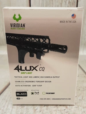 Viridian 4LUX CQ LED light -New Sealed
