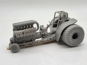 Mini V12 Pulling Tractor 1/25 Scale Resin Model Kit  - Picture 1 of 21