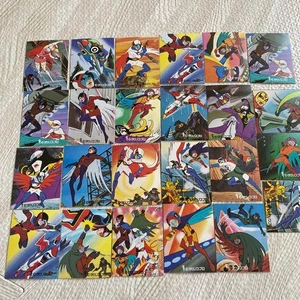 Gatchaman Trading mini card Set of 24 retro rare Tatsunoko pro Japan anime m634 - Picture 1 of 16
