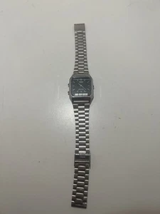 Orologio Casio Uomo Argento Analogico e Digitale Retrò. AQ-230 - Foto 1 di 5