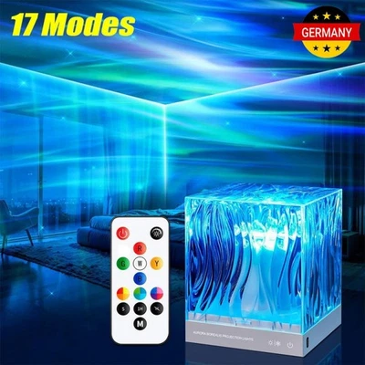 Polarlicht LED Sternenhimmel Projektor Lampe Aurora Schlafleuchte Nachtlicht DHL - Bild 1 von 4