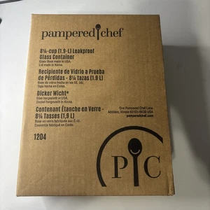 Pampered Chef 8 1/4 Cup Leak-Proof Glass Container #1204 Replacement Lid - New - Picture 1 of 4