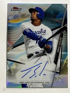 2020 Topps Finest Finest Auto Jorge Soler #FA-JSO Autograph - Picture 1 of 2