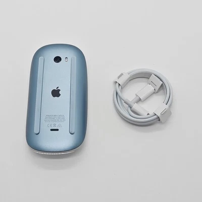 Apple Magic Mouse A1657 Wireless Rechargeable Multi-Touch Surface Bleu - Image 1 of 3