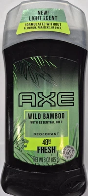 Desodorante Axe 48H bambú silvestre sólido 3 oz. Foto 1 de 2