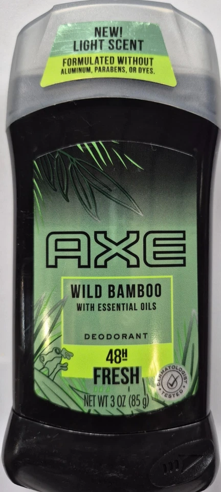 Desodorante Axe 48H bambú silvestre sólido 3 oz. Foto 1 de 2