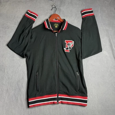 Polo Ralph Lauren Jacket Men’s Size M Stadium P-Wing Red Cotton Track Jacket - Image 1 of 4