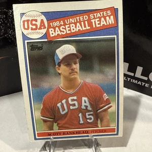 1985 Topps - 1984 United States Baseball Team Scott Bankhead #393 (RC) - Picture 1 of 4