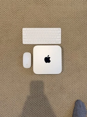 Apple Mac Mini (A2348, 2020, M1) w/ Magic Keyboard And Mouse - Image 1 of 3