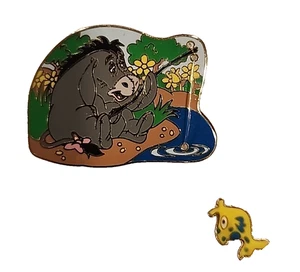 Disney Eeyore Winnie the Pooh Fishing Pole Dangling  AP Artist Proof Pin 00001 - Picture 1 of 7