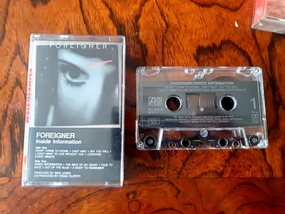 Foreigner - Inside Information - 1987 - Cassette - WX143C - Image 1 of 3