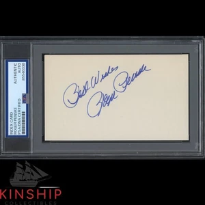 Roger Penske signed 3x5 Index Card PSA DNA Slab NASCAR Inscribed Auto C5226 - Picture 1 of 1