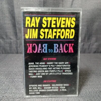 Ray Stevens, Jim Stafford - Back To Back  (Cassette, 1993, PolyGram) Comedy Tape - Image 1 of 4