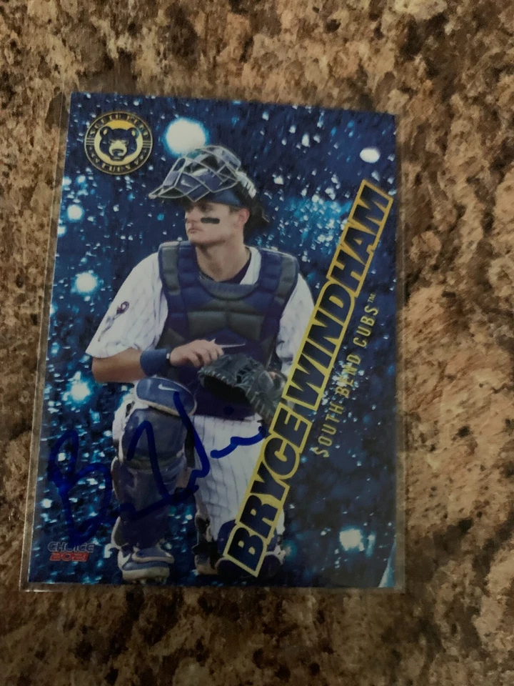 Bryce Windham Signed 2021 South Bend Cubs Team Set Auto Rc Chicago Cubs #33 - Image 1 of 1