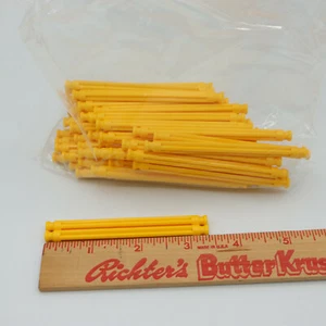 53 Shades of Yellow 3 3/8" Standard Connector Rod  KNEX 3D Building Part - Picture 1 of 1
