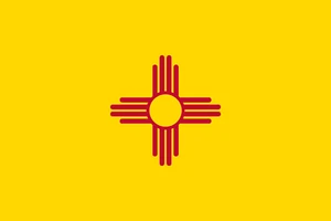NEW MEXICO STATE FLAG, STICKER, DECAL, 6 YR VINYL (FREE GIFT) TRUCK, CAR, W ETC - Picture 1 of 1