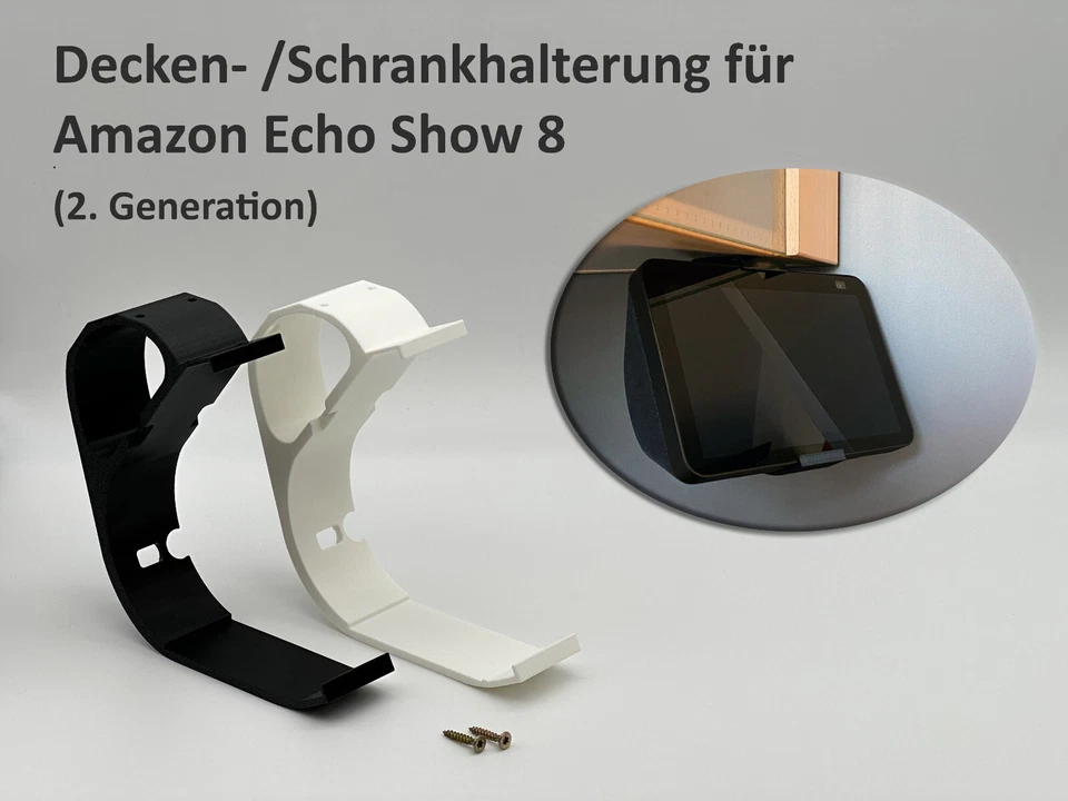 Schrank- /Decken-Halterung Halter für Amazon Echo Show 8 (2. Generation) - Bild 1 von 4