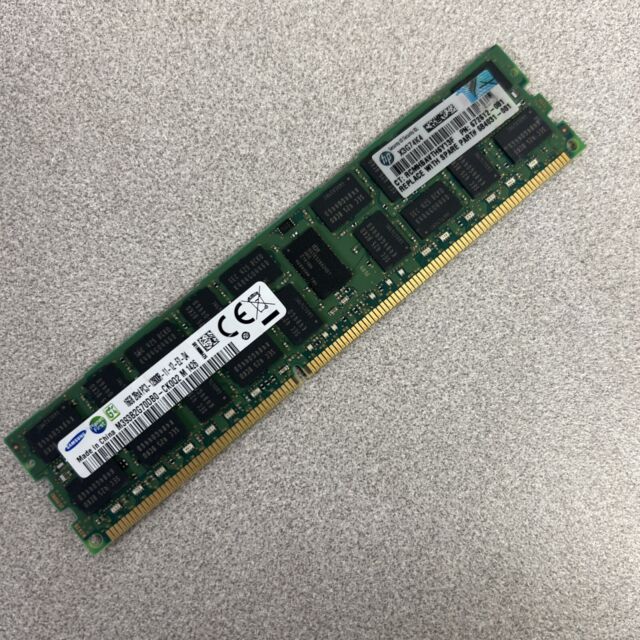 HPe RAM 16 Go DDR3 Ecc Reg PC3-12800R 672612-001 – Serveurs d'occasion Dell  et HP