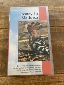 Gosney In Mallorca VHS Video Birdwatching In The Mediterranean In Spring Birding - Picture 1 of 4