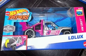 Nuevo vehículo Hot Wheels Pull Back Speeders Lolux metal fundido a presión 1:43 - Imagen 1 de 2