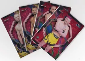 2024 Topps Finest UFC - Red Variation - Common, Uncommon, Rare - You Select! - Picture 1 of 9