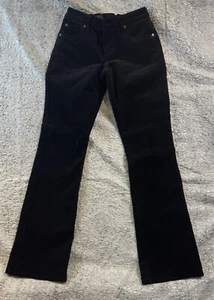 Pantalone donna Kut from the Kloth taglia 4 nero Farrah bambino bootcut velluto fondo a campana - Foto 1 di 9
