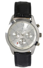 NEW 1949 Minster Men's Analog Quartz Watch with Genuine Leather Strap MN11201