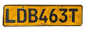 South Africa Transvaal Number Licence License Number Plate LDB 463T - Picture 1 of 6