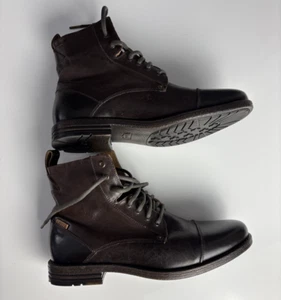 Levis Leather Boots Men’s Size 10.5 - Picture 1 of 13