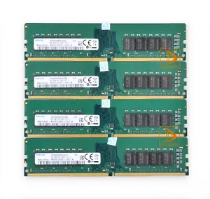 Samsung 32GB Kits 4X 8GB PC4-2400T DDR4 2400MHz CL17 UDIMM Desktop Memory RAM !2 - Picture 1 of 13