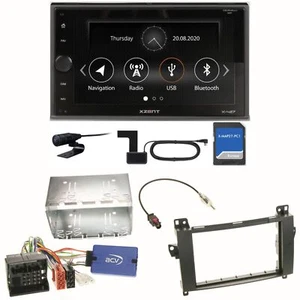 XZENT X-427 DAB+ Bluetooth Navi MP3 Einbauset für Mercedes A W169 B Klasse W245 - Bild 1 von 1