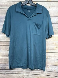 Van Heusen Herren Poloshirt L türkis blau Tasche Kurzarm Freizeit Baumwollmischung - Bild 1 von 7