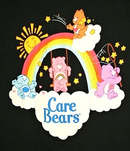 The Care Bears TV Show Cartoon Regenbogen T-Shirt 2020 Neu NOS Schwarz Gr. M - Bild 1 von 3