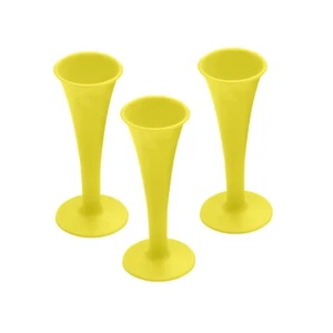 Lot Of 3 Pcs Pinard Fetal Stethoscope Yellow Color Plastic Surgical Medical Inst - Picture 1 of 3