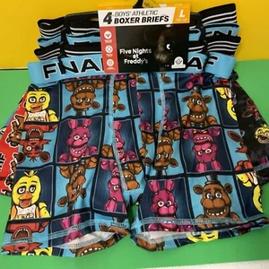 Boys Sz L 10-12 Boxer Athletic Briefs 3 Pack Five Nights At Freddy'sNWT - Picture 1 of 3