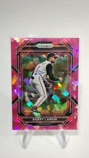 2023 Panini Prizm Pink Cracked Ice Barry Larkin