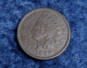 RARE BETTER GRADE 1899 INDIAN HEAD CENT-NICE 1c COIN! **FREE SHIPPING** - Picture 1 of 6