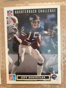 1991 Upper Deck Domino's Pizza QB Challenge Jeff Hostetler #18 Giants MINT - Bild 1 von 2