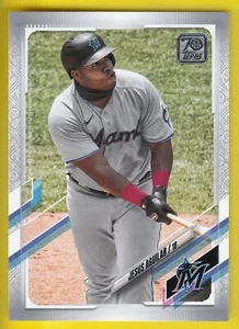 2021 Topps 164 Jesus Agiular Platinum Anniversary 41/70 Marlins 1st Base - Picture 1 of 2