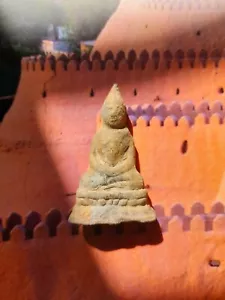 Phra Buddha Ayutthaya antike Statue 300 Jahre alt thailändisches buddhistisches Amulett #3 - Bild 1 von 2