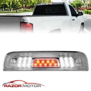 Tercera luz trasera de freno cromada LED completa 2014-2018 para Chevy Silverado/GMC Sierra - Imagen 1 de 10