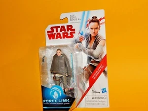 Star Wars The Last Jedi Force Link 3 3/4 Inch Rey Island Journey Action Figure - Picture 1 of 2
