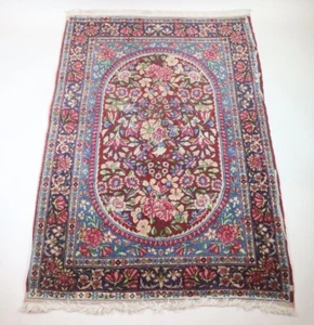 95x68cm Gebetsteppich Perserteppich Teppich handgeknüpft (FR115) - Bild 1 von 13