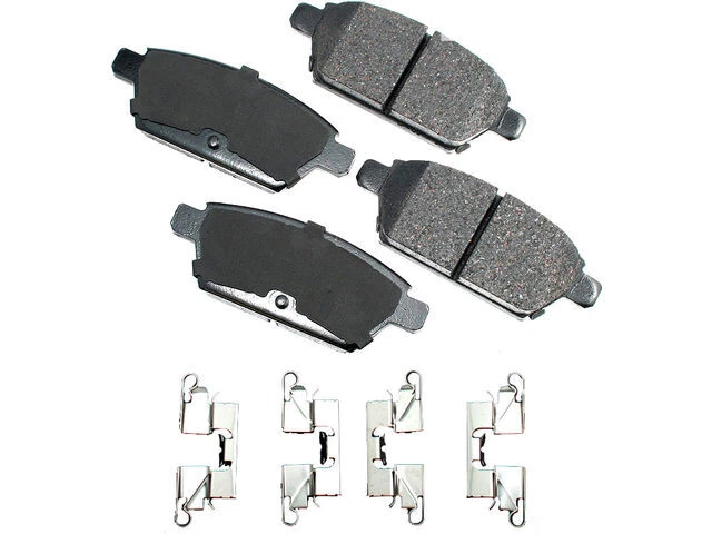 Juego de pastillas de freno traseras para Mercury Milan 2006-2011 Akebono 43784JV 2007 2008 2009 Foto 1 de 2