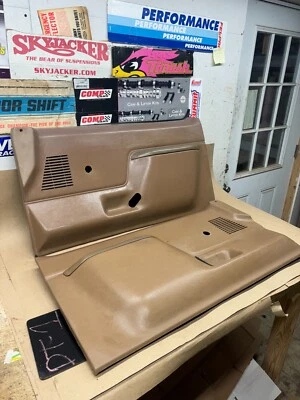 Ford F150 F250 F350 1987-1991 marrón bronceado manivela manual paneles de puerta 87 88 89 Foto 1 de 4